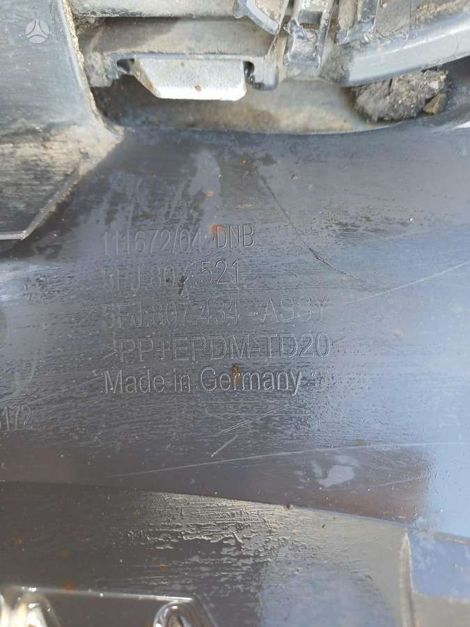 Seat Tarraco, 5FJ807521 / 5FJ807434, bumpers