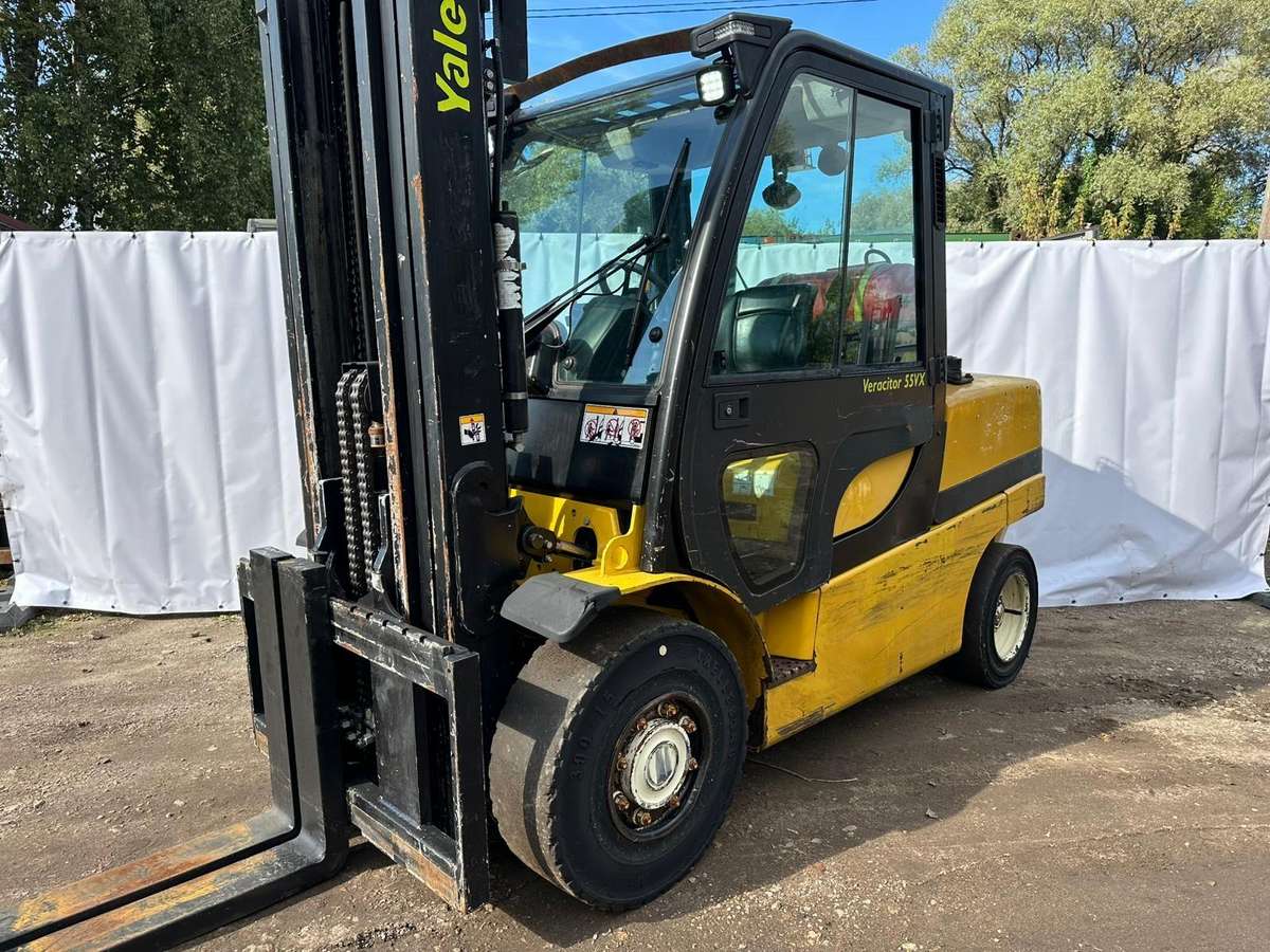 Yale GLP55VX, šakiniai krautuvai