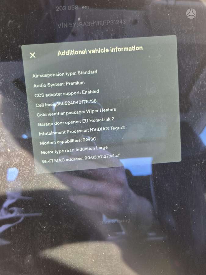 Tesla Model S, 85 kWh, sedanas