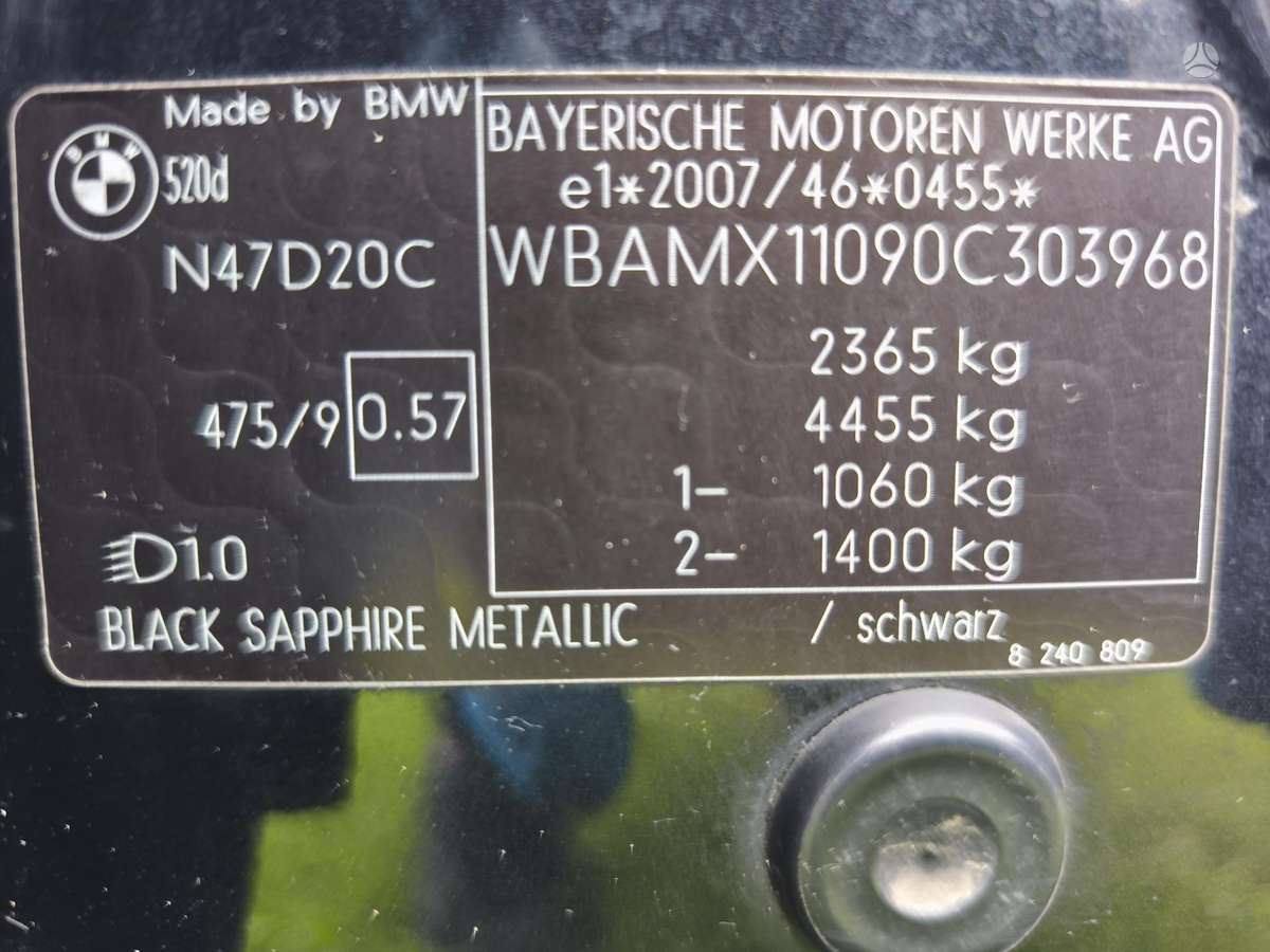 BMW 520, 2.0 l., wagon