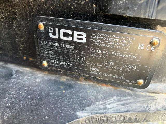 JCB 50z, мини-экскаваторы