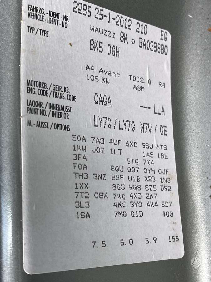 Audi A4 по частям
