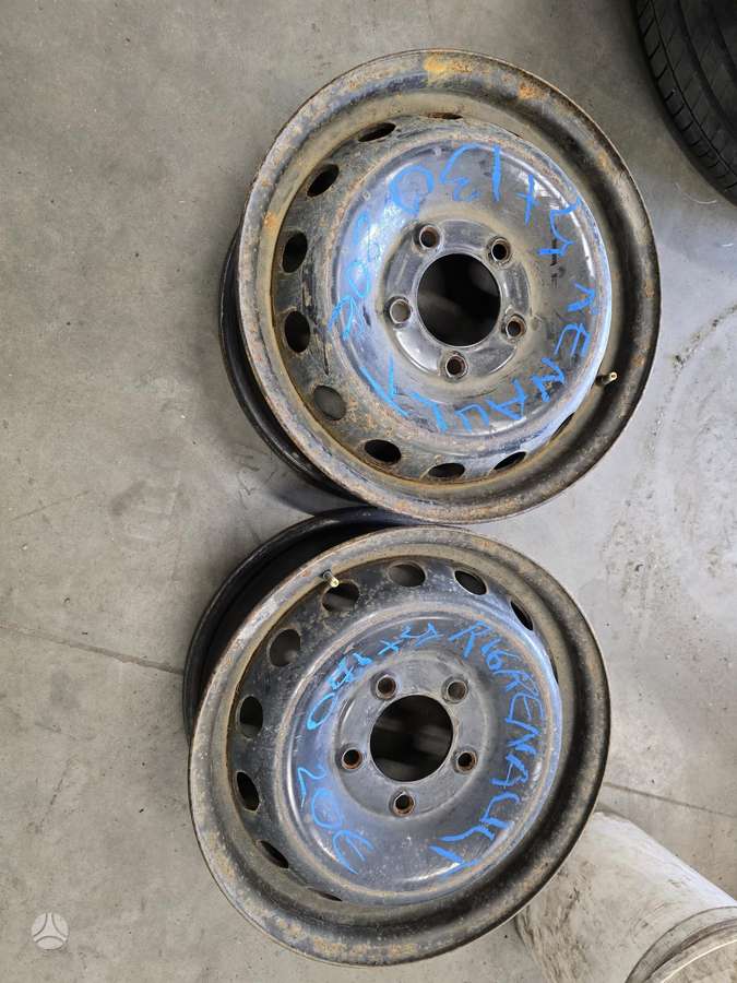 Renault, стальные штампованные диски, R16
