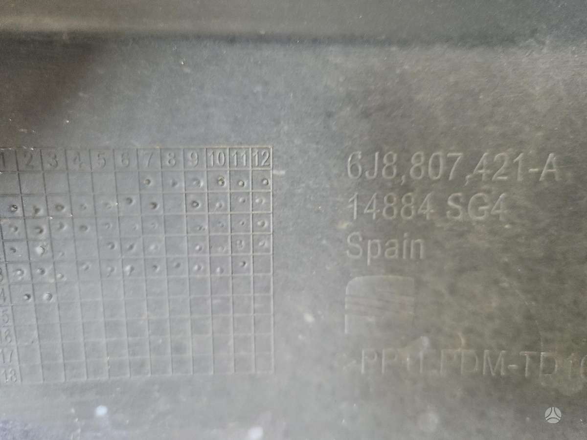 Seat Ibiza, 6J8 807 421, бамперы (буфера)