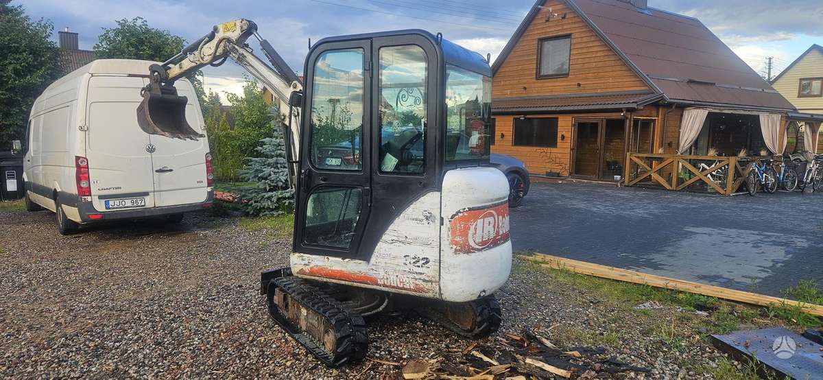 Bobcat 322, mini ekskavatoriai