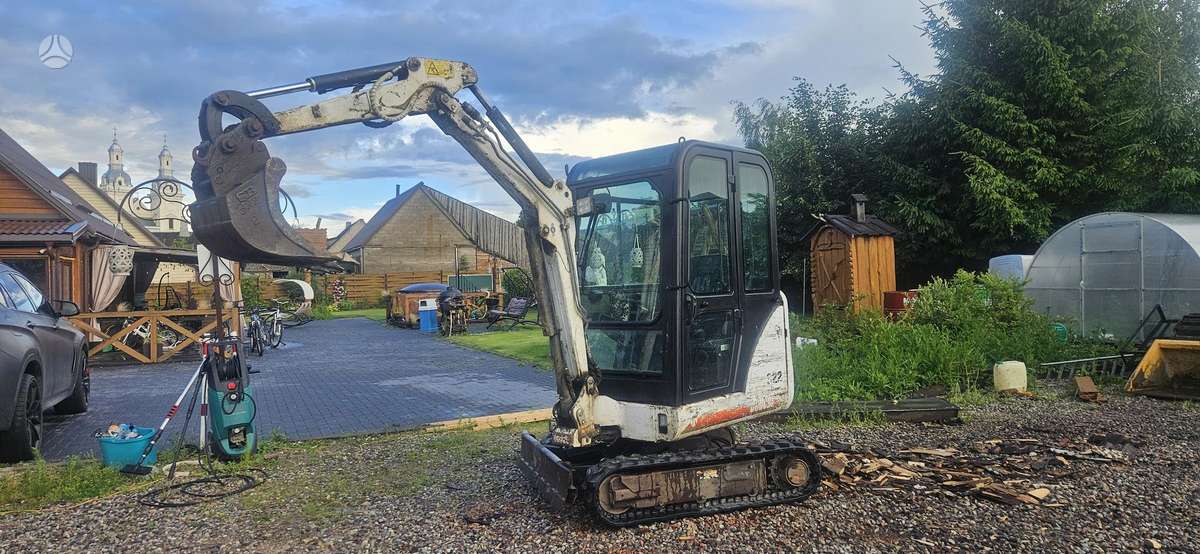 Bobcat 322, mini ekskavatoriai