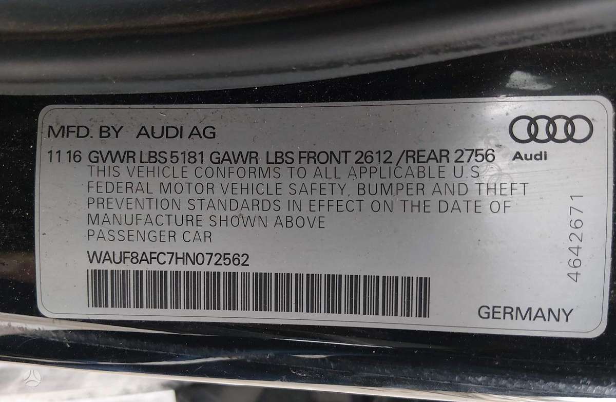 Audi A6, 2.0 l., Седан