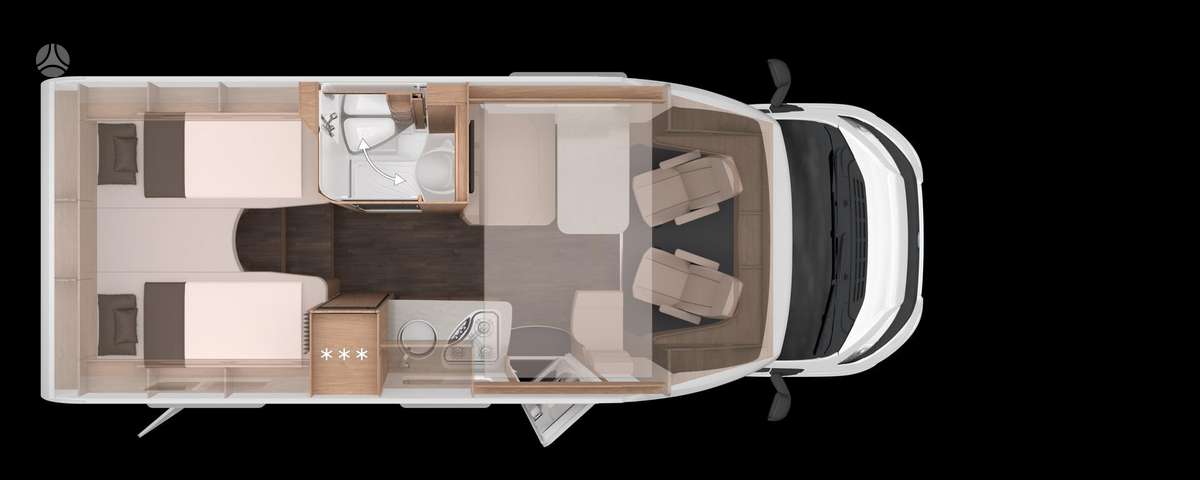Knaus L!VE WAVE 650 MEG BLACK SELECT, campers