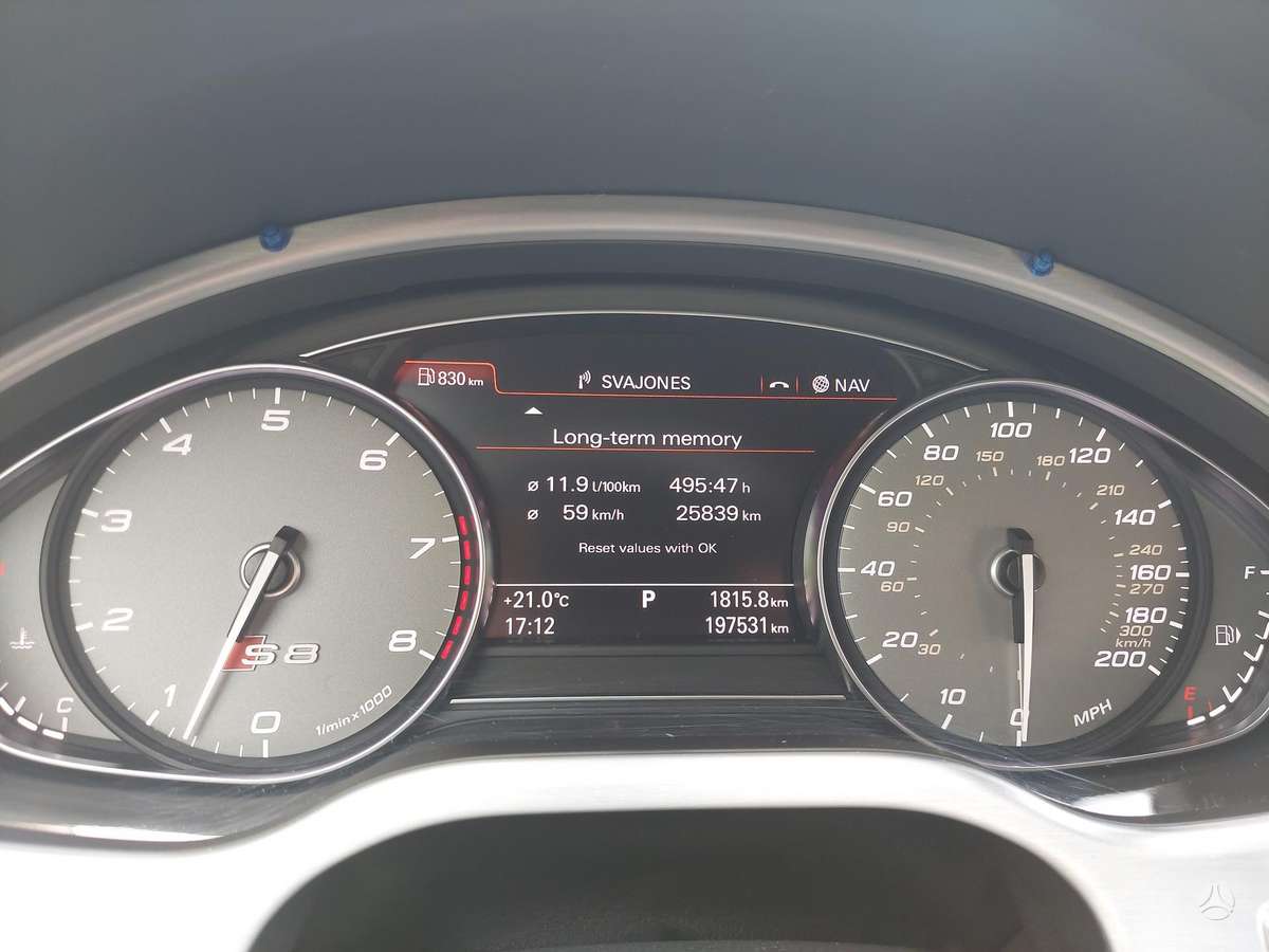 Audi S8, 4.0 l., saloon / sedan