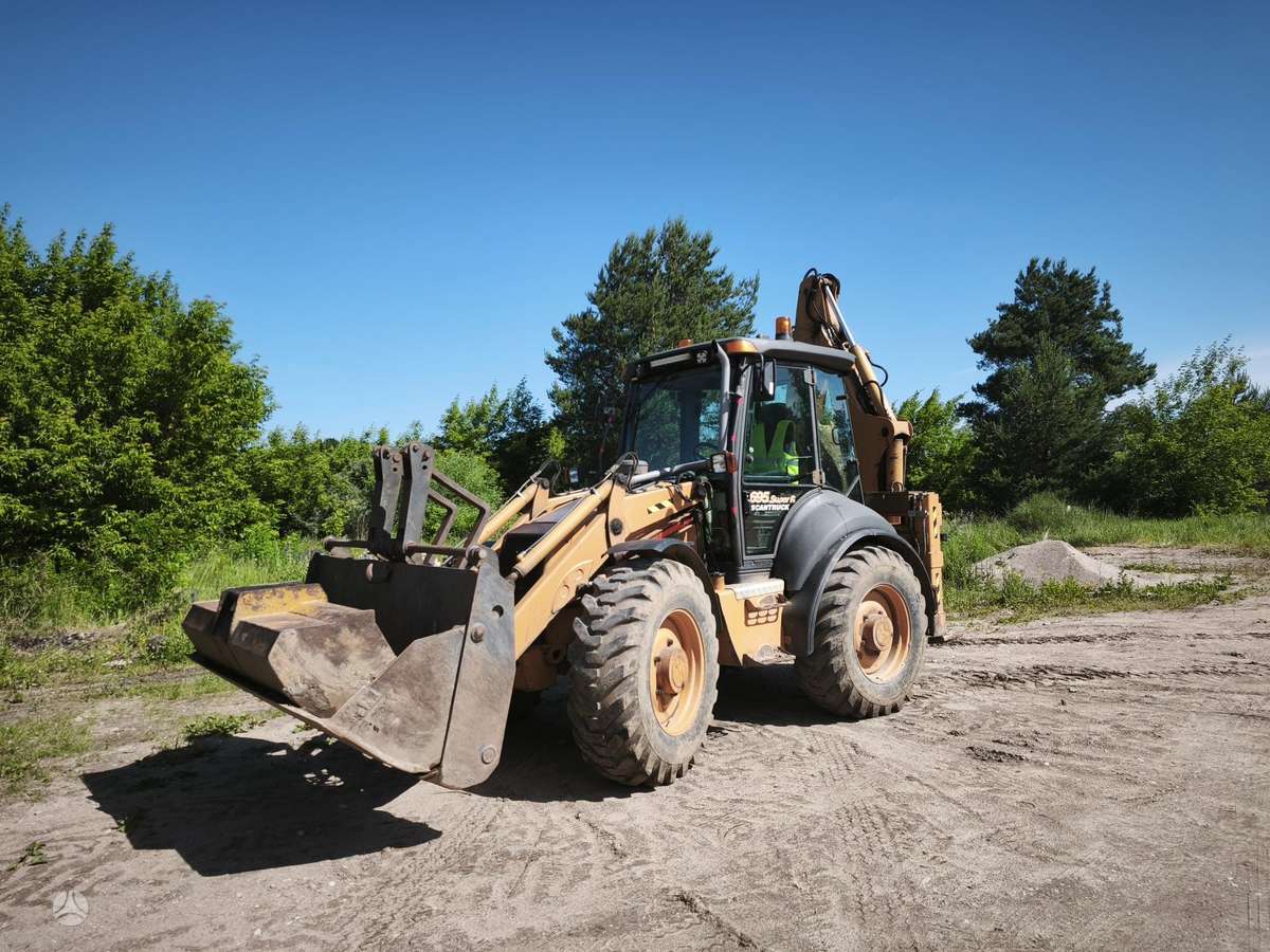 Case 695sr, excavator loader