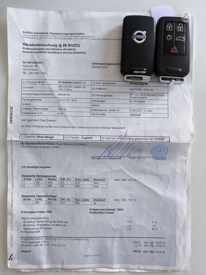 Volvo XC70, 2.4 l., Универсал