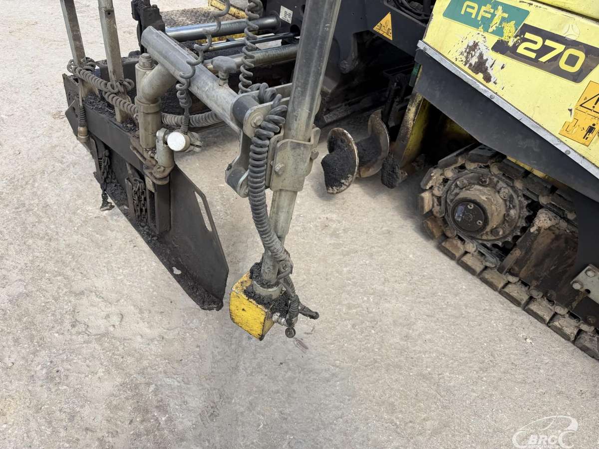 Ammann AFT270FE, kelių tiesimo mašinos