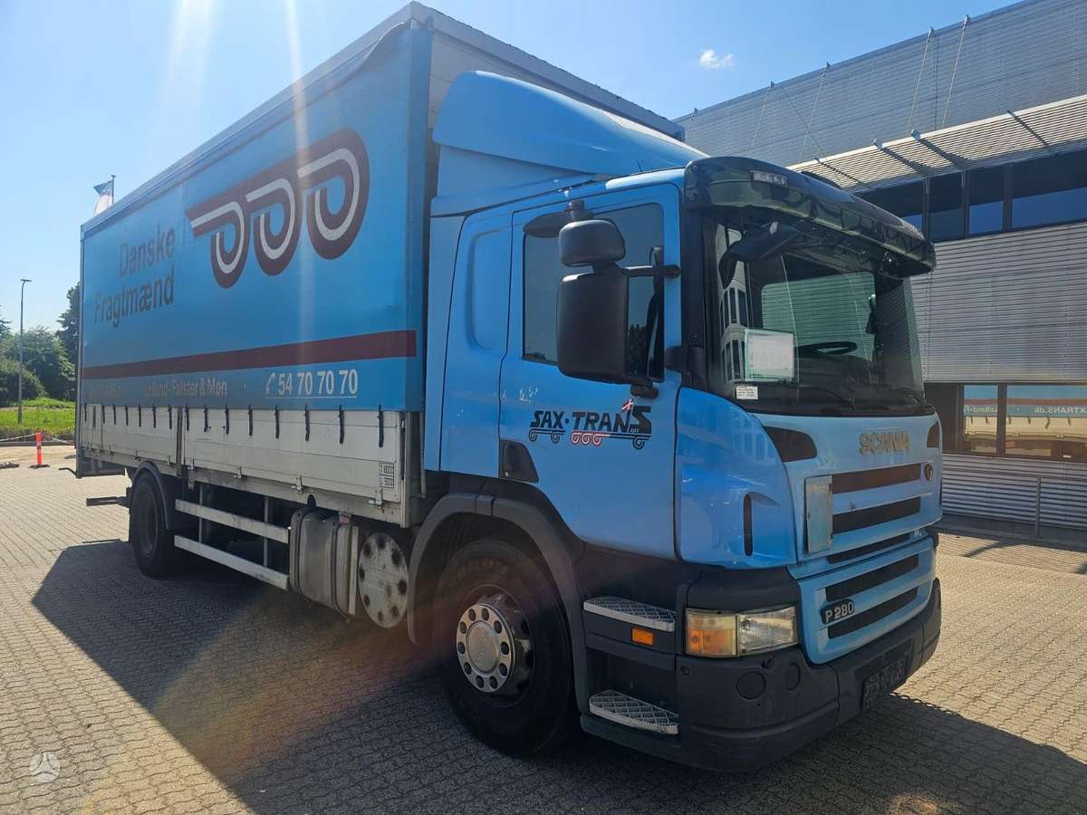 Scania P280, бортовые с шторами