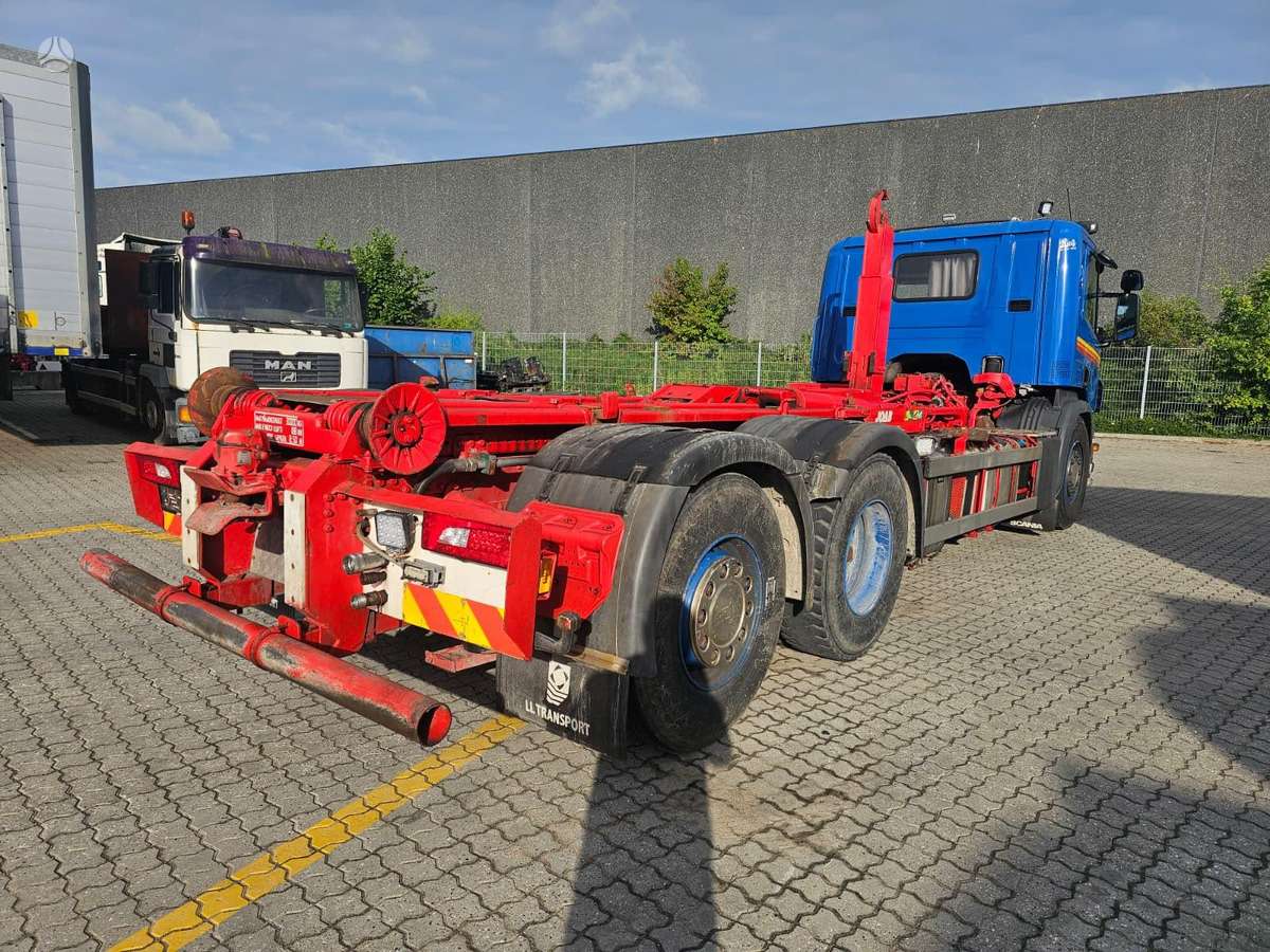 Scania P410, самосвалы с прицепoм