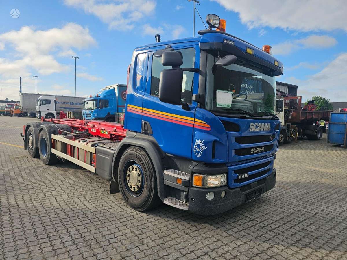 Scania P410, hooklift trucks