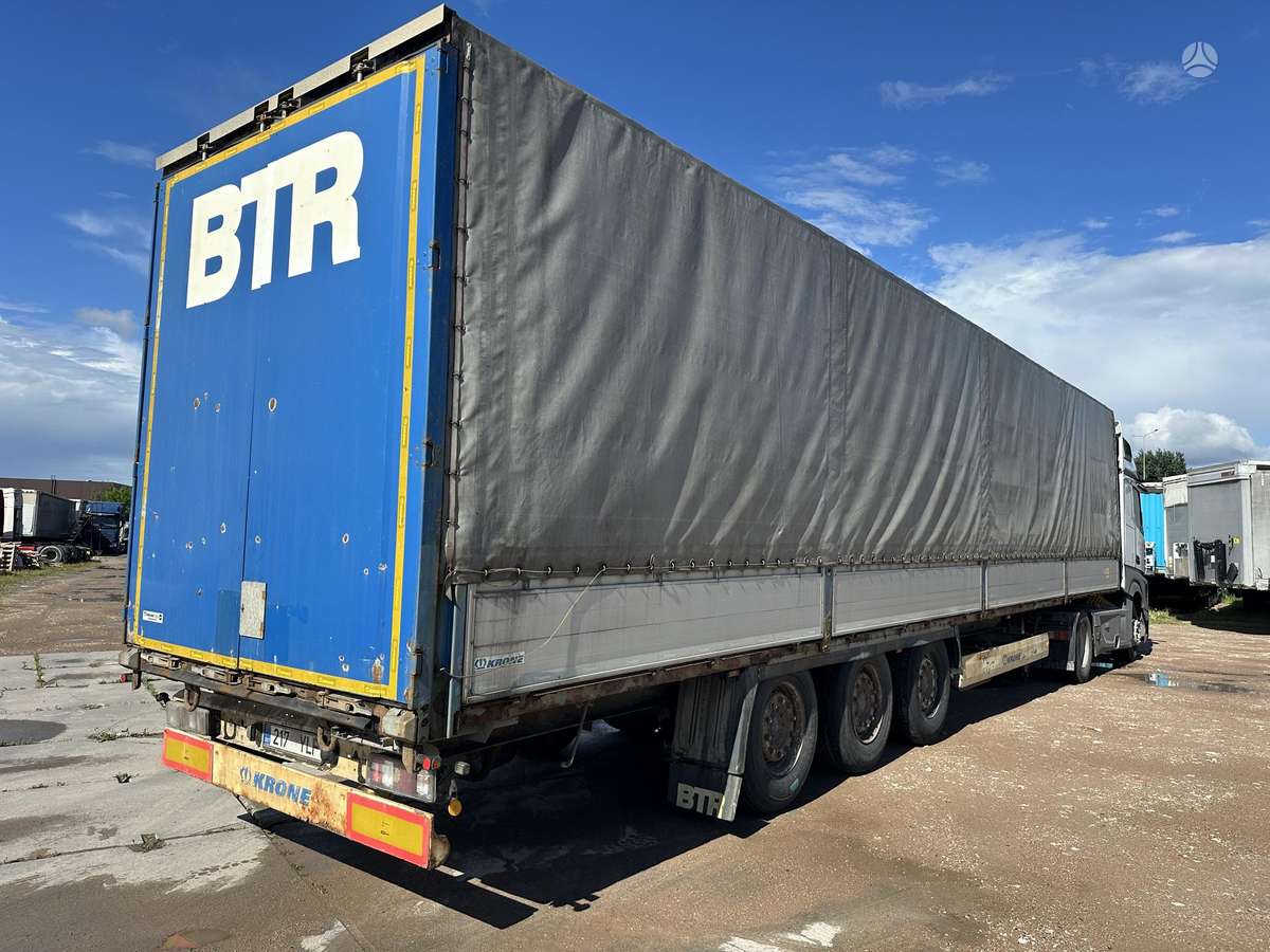 Krone, dropside with tarpaulin