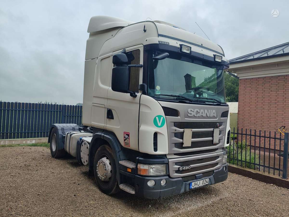 Scania R420 ADR FL, RETARDERIS, double sleeper