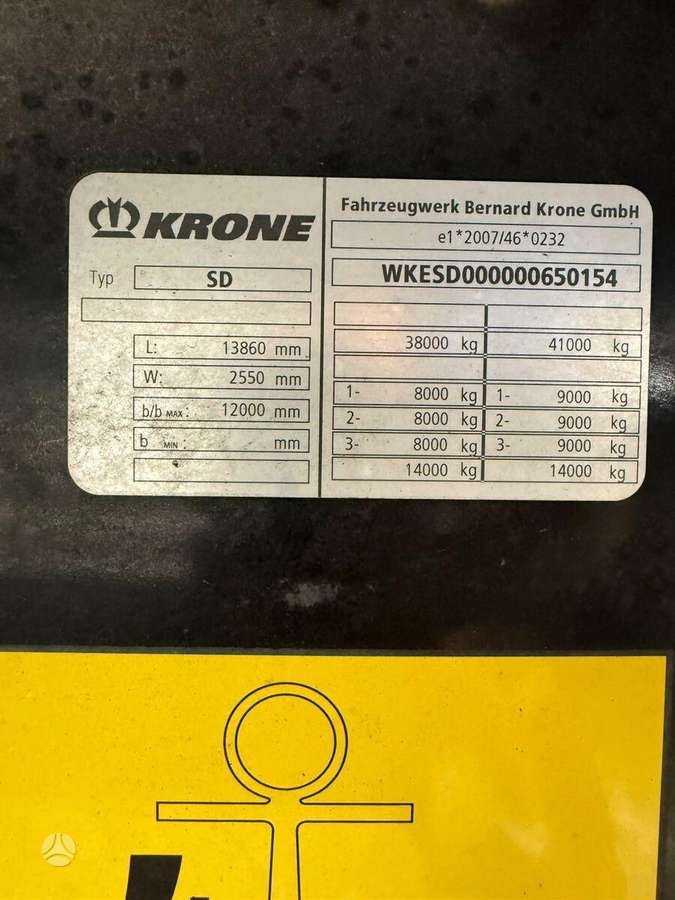 Krone SD, изотермические кузовы
