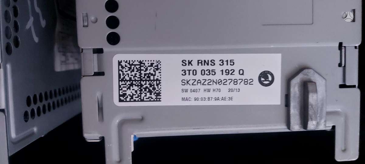 Skoda RNS315, multimedija su navigacija