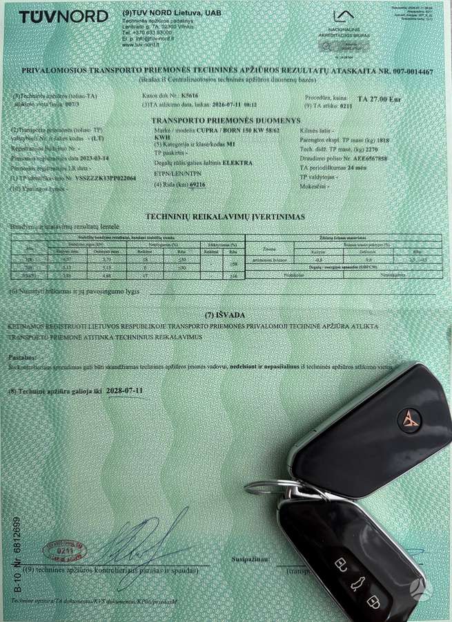 Cupra Born, 62 kWh, hatchback