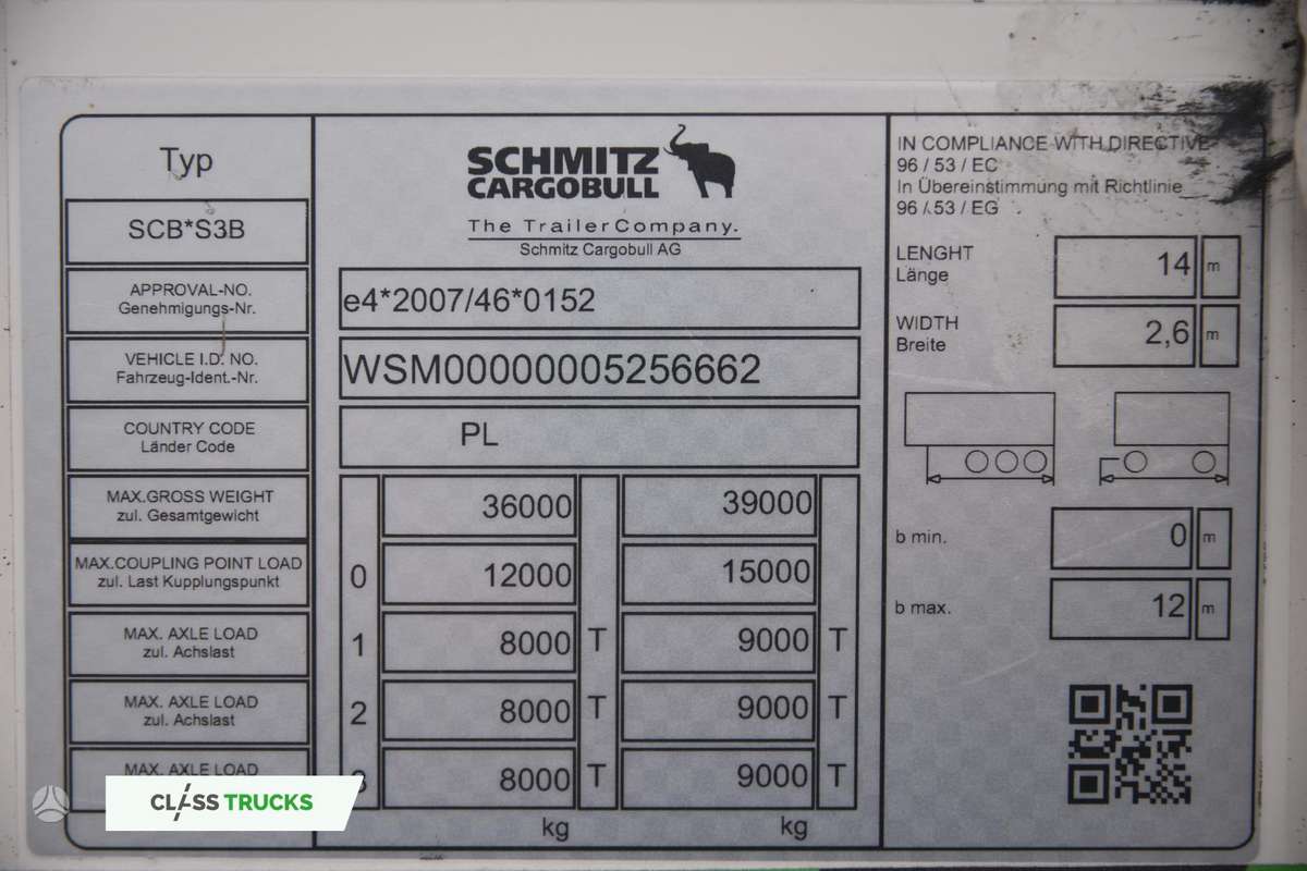 Schmitz SKO Double Deck FP60 SLXi 300 LA, refrigerated
