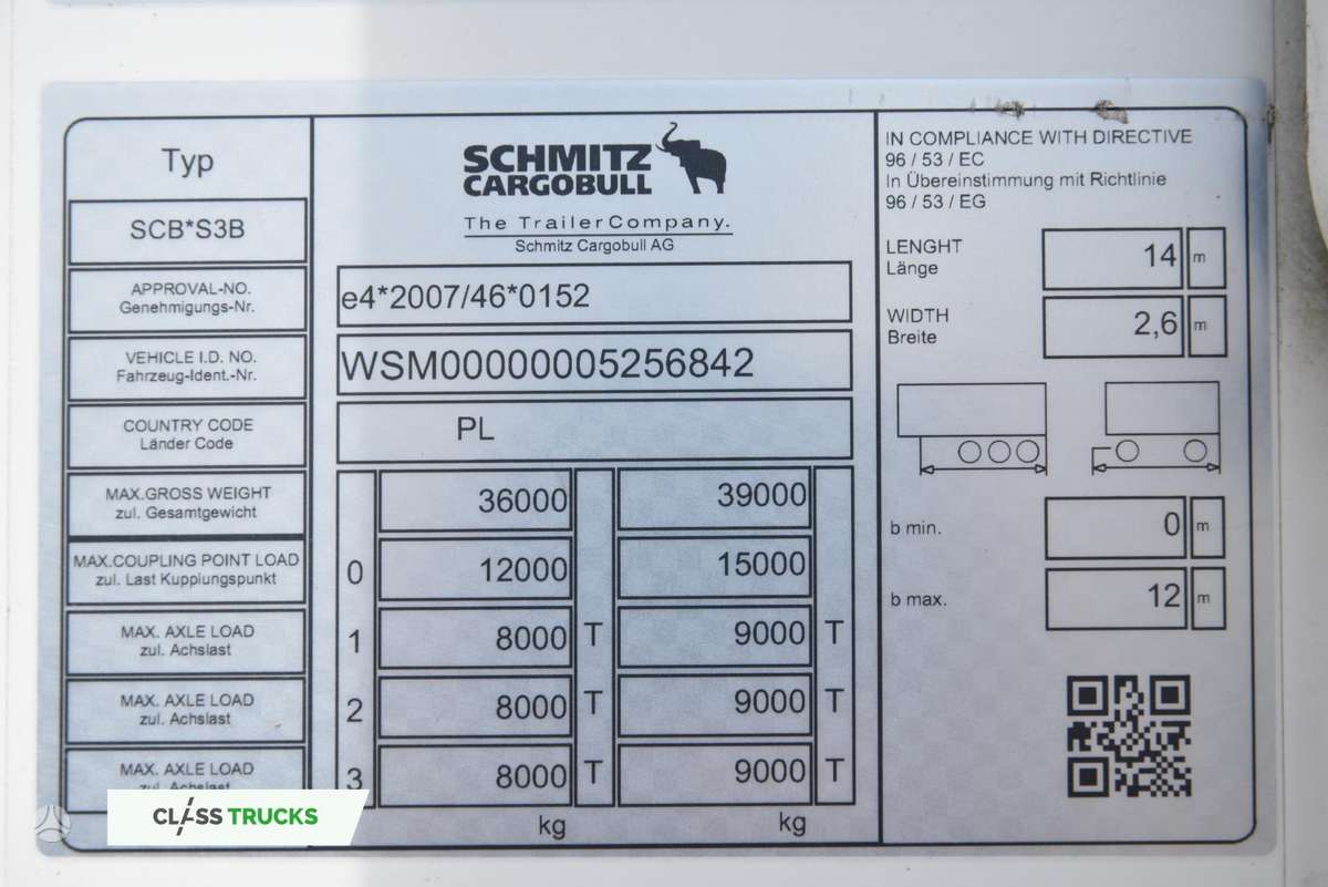 Schmitz SKO FP 60 ThermoKing SLXi 300, рефрижераторы