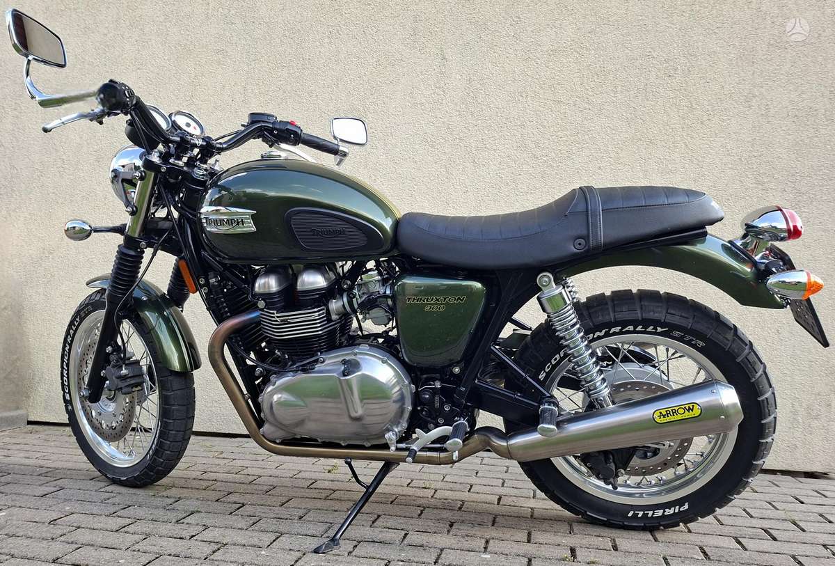 Triumph Thruxton 900cc, street / classic