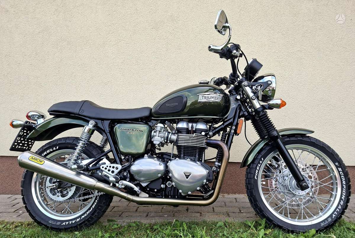 Triumph Thruxton 900cc, street / classic