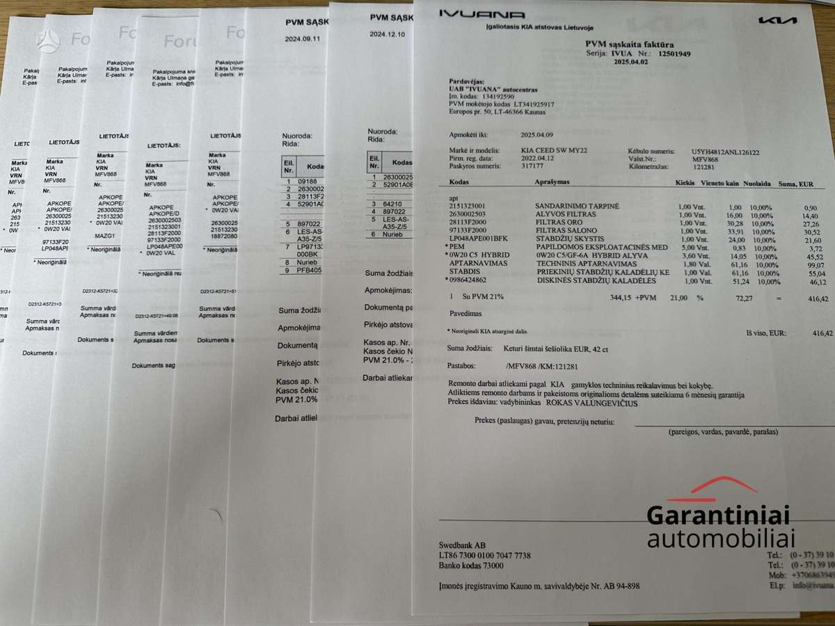 Kia Ceed, 1.0 l., universalas
