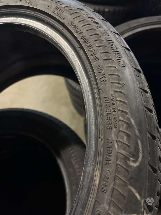 Bridgestone DRIVEGUARD RFT, летние 245/40 R18