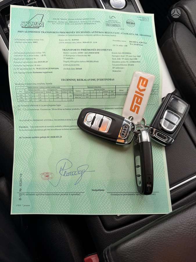Audi A6, 3.0 l., sedanas