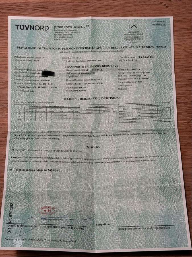 Subaru Outback, 2.5 l., Универсал