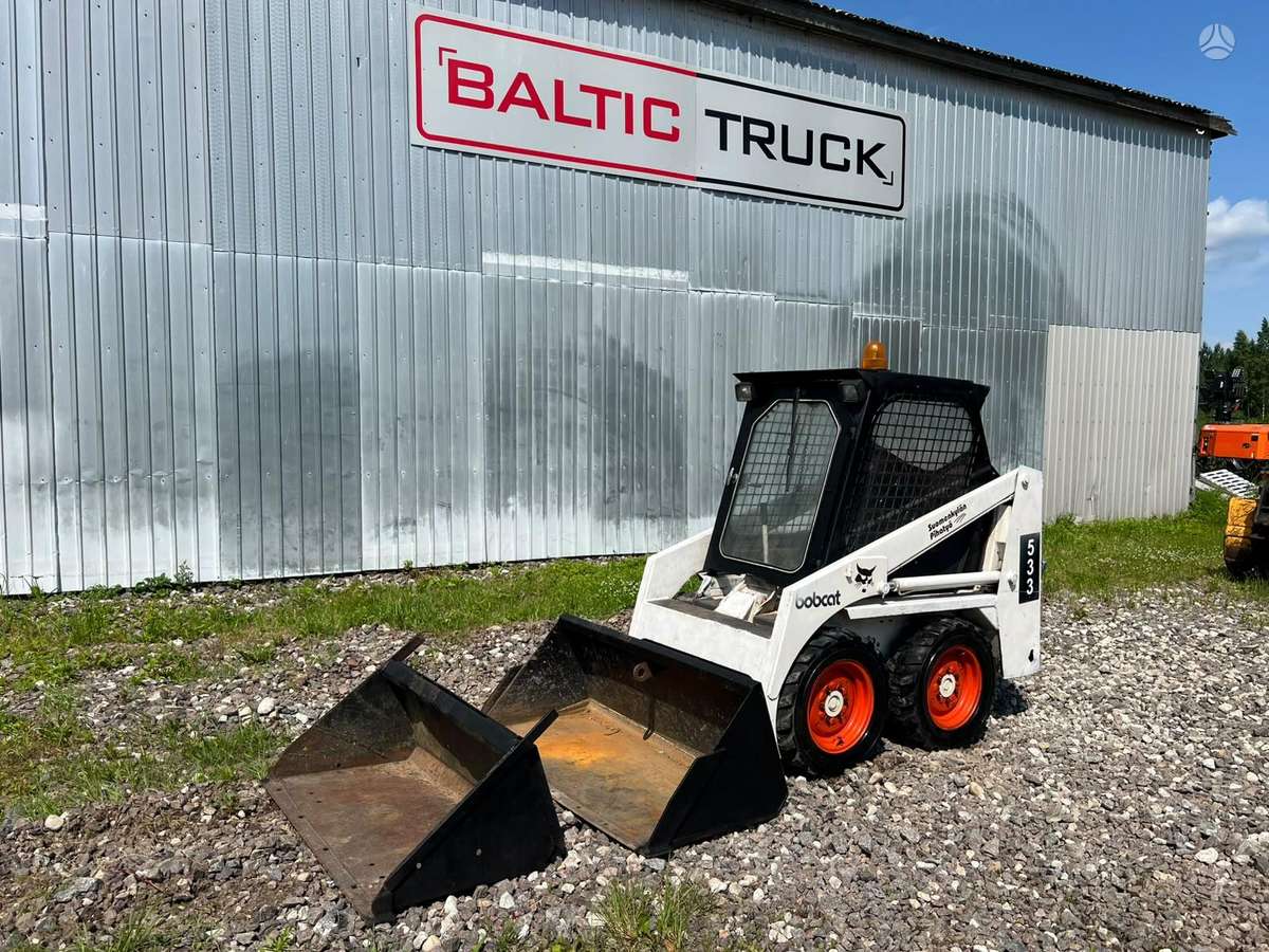 Bobcat 533 + 2 BUCKETS, мини-погрузчики