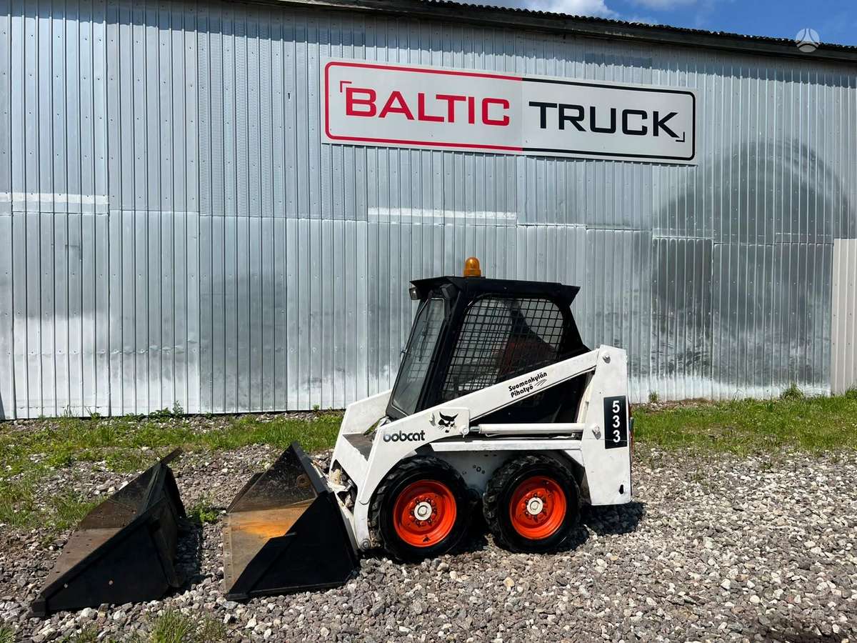 Bobcat 533 + 2 BUCKETS, мини-погрузчики