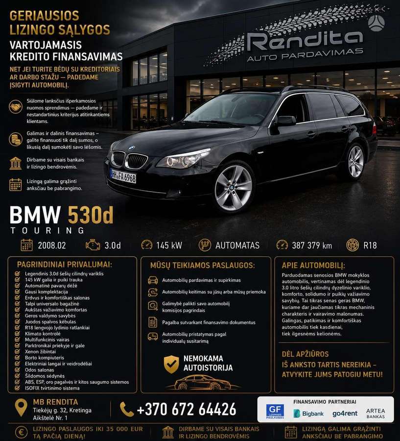 BMW 530, 2.5 l., universalas