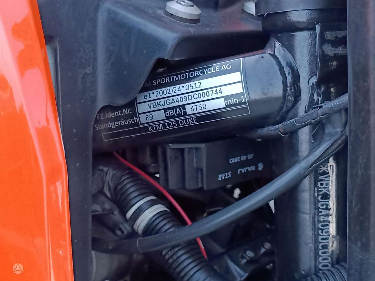 KTM Duke 125cc, street / classic