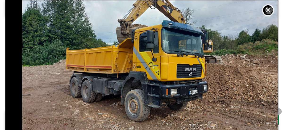 MAN F2000, dumpers / tippers