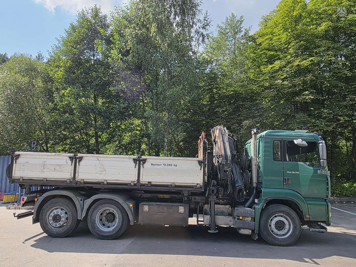 MAN TGA 26.310, с краном