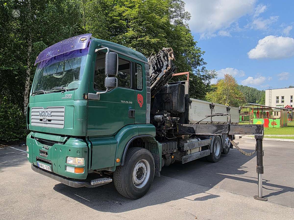 MAN TGA 26.310, crane trucks