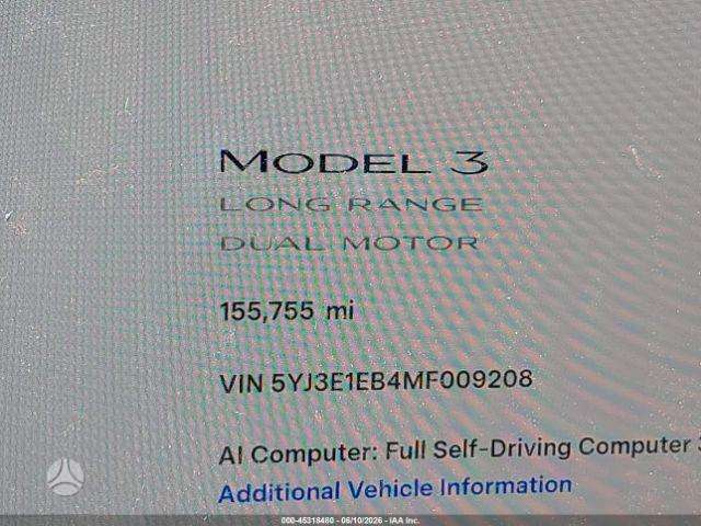 Tesla Model 3, saloon / sedan