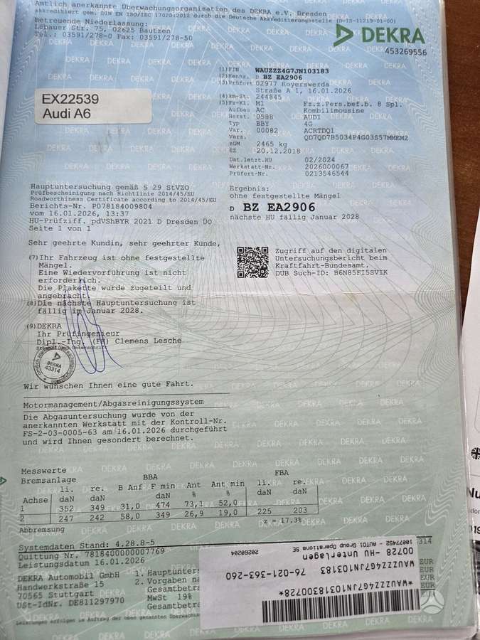 Audi A6, 3.0 l., universalas