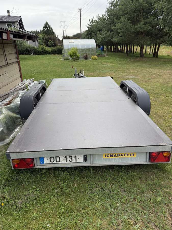Baltic trailer DMT3, platformos