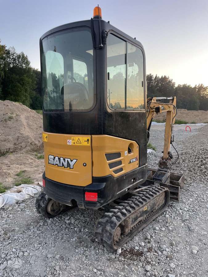 SANY SY18C, mini excavator