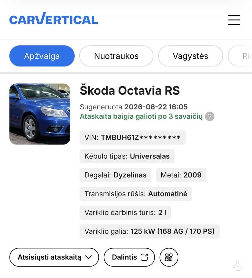 Skoda Octavia, 2.0 l., Универсал
