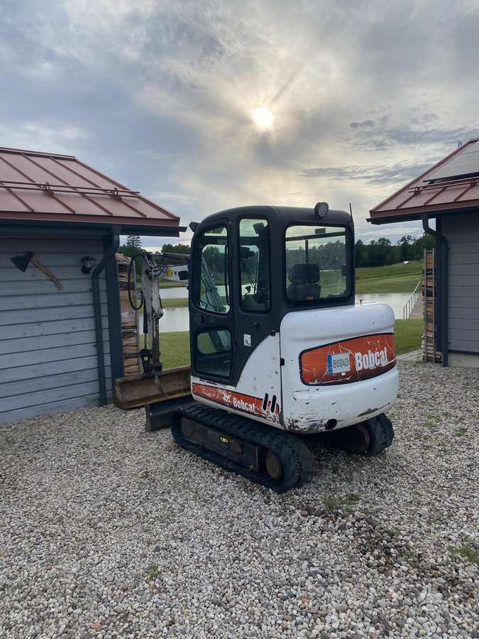 Bobcat 328, mini excavator