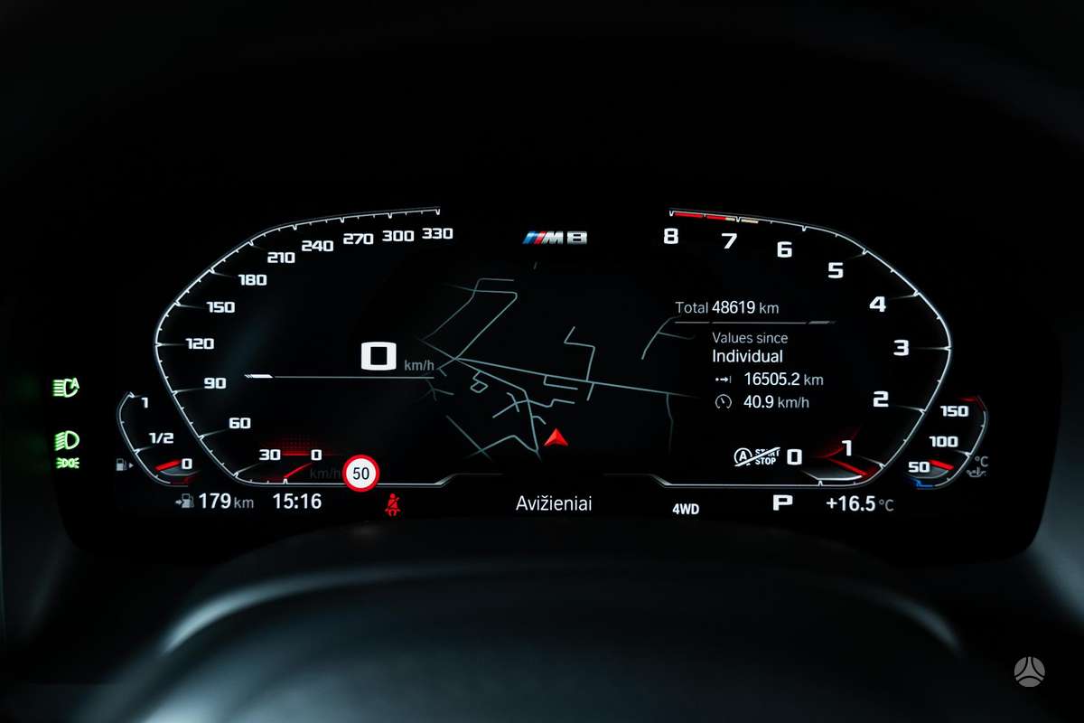 BMW M8, 4.4 l., Седан