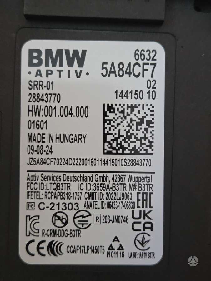 BMW X3 salono detalės