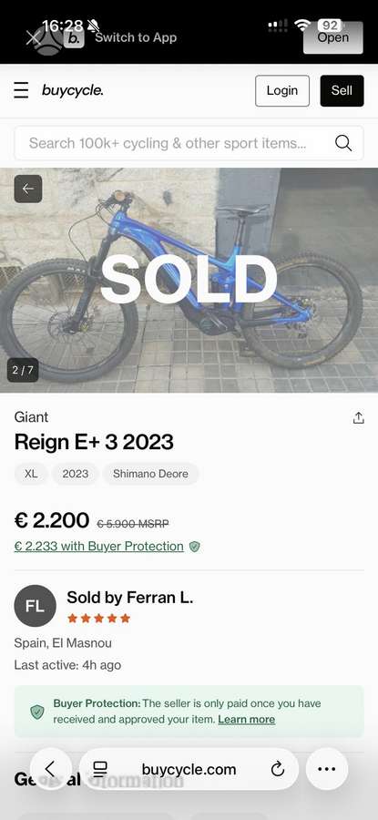 Electric bike Giant