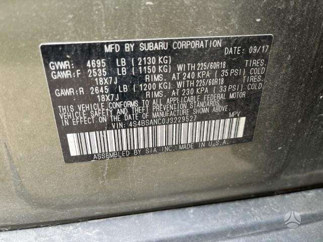 Subaru Outback, 2.5 l., wagon