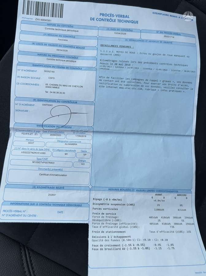 Seat Alhambra, 2.0 l., Минивэн